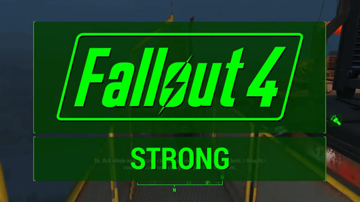 Fallout 4) Max Affinity with Strong